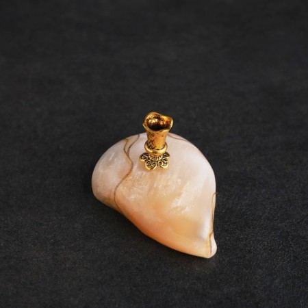 Candlestick No. 2 "Church", leaflet, selenite-4