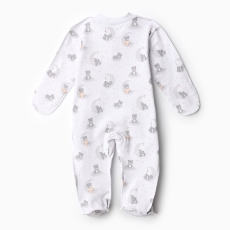 Overalls with closed handles, gray color, height 62 cm-4
