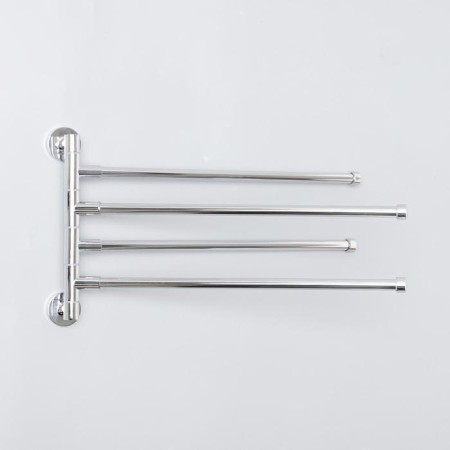 Holder for towels with 4 rotary panels, accoona a121-4, color chromium-9