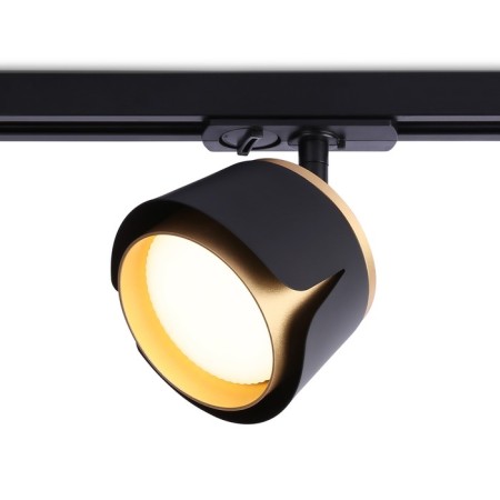 Single -phase track lamp Ambrella track system GL5344, GX53, black color, gold