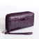 Women's wallet on lightning, purple color