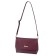 Messenger bag, valve department, burgundy color 17x26x10cm