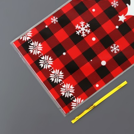 Gift package, "red cell" 13x27 cm-8