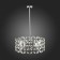 Suspension lamp ST LUCE. SL1104.103.05. CASTO. 5x60 watts, E14, 58x58x23 cm, chromium color