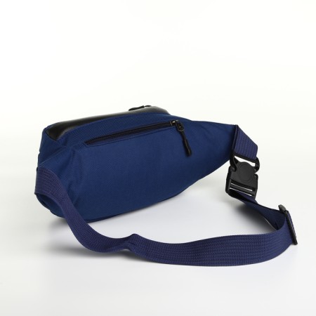 Board belt on a zipper, 2 outer pockets, blue color-3