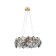 Crystal chandelier with Ambrella Light, Traditional, TR5186, E14, Color Gold