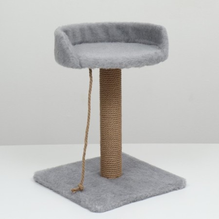 A column-bungee with a sunbed, 35 x 35 x 55 cm, gray-1
