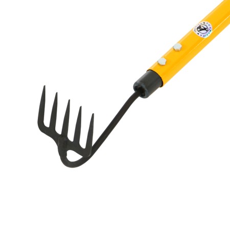 Mini-Grabs straight, 5 teeth, steel, metal stalk, Tornadica-1