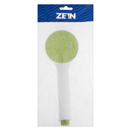 Showing watering can Zein Z0207, 1 mode, plastic, white color with a green insert-8