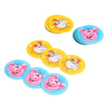 Board game "Pig VS Chips", 2-4 players, 6+-7