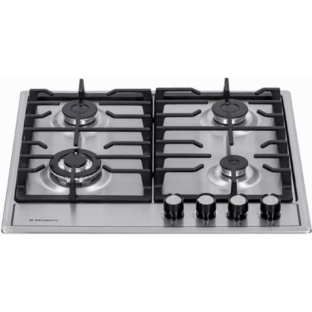 Hon surface Delvento V60V41M011, gas, 4 burners, silver-1