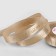 A satin ribbon with embossing "Handmade", 15 mm × 23 ± 1 m, golden No. 123