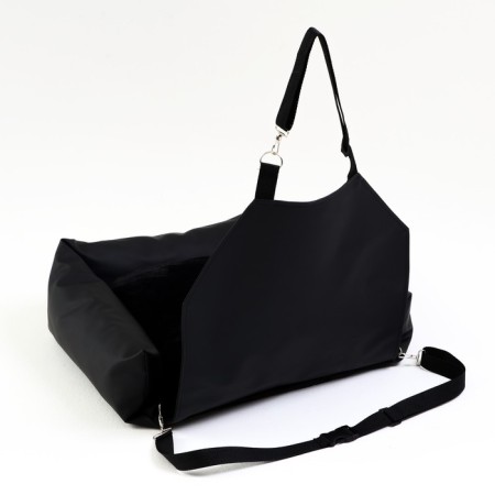 Autonomous Office for animals, eco -leather, black-4