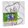 Picture on numbers for children "Soft friend", 15 x 15 cm