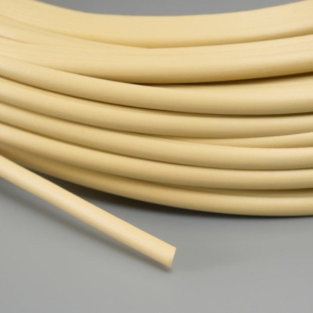 Smooth artificial rattan 6 mm 100 m half a pipe (straw)-3