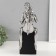 Souvenir Ceramics "Boy with cello" silver 11.5x12x34 cm