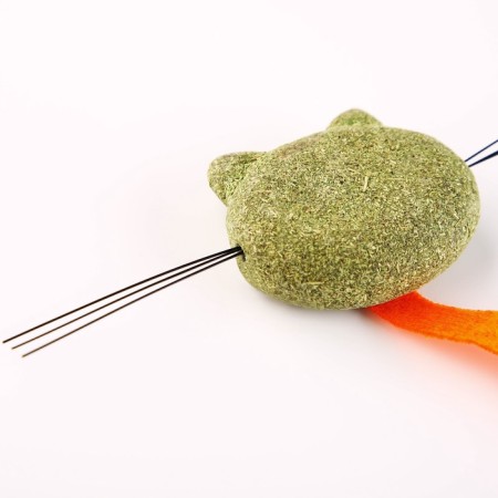 Cat toy "cat muzzle" made of cat mint, 5.5 x 1.5 cm-3