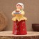 Kovrovsky toy "Baryshnya with bread and salt", ceramics