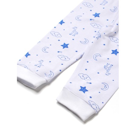 Railway with an open leg children's "giraffes", white/blue color, height 68-2