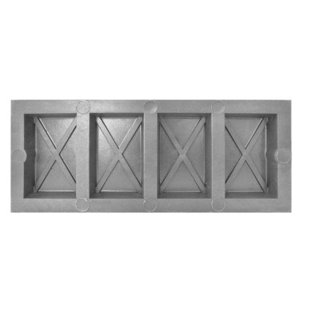 The border is paving, 50 × 5 × 20 cm, gray, BT-200-2