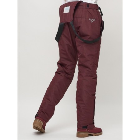 Semi -combinezone ski female, burgundy color, size 50-16