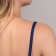 Glaps for straps, shiny, 10 mm, 10 ± 0.5 m, dark blue color