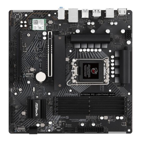 ASROCK B760M PG Lightning WiFi SOC-1700 Intel B760 4XDDR5 MATX AC`97 8ch (103395