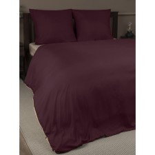 Постельное бельё 2 сп Amore Mio, размер 180х210 см, 175х215 см, 70х70 см - 2 шт, цвет бордовый