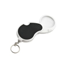 Lupa keychain Veber 6901, 4x, diameter 45 mm, led backlight