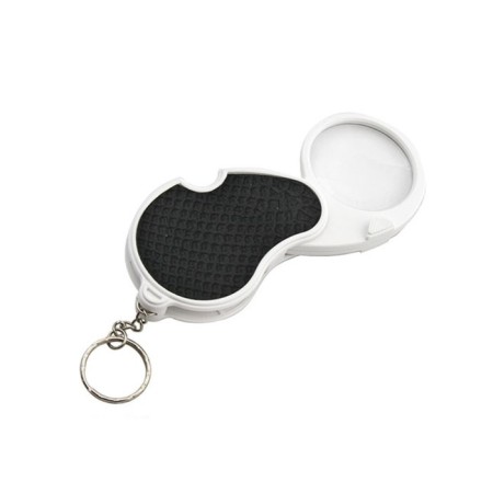Lupa keychain Veber 6901, 4x, diameter 45 mm, led backlight