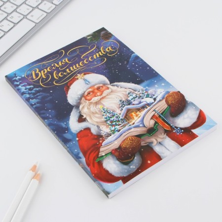 New Year. Diary in the thin cover A5, 80 liters of "time of magic"-4