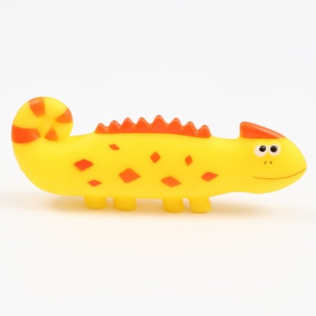 Bruttering "chameleon" for dogs, 19 cm, yellow-1