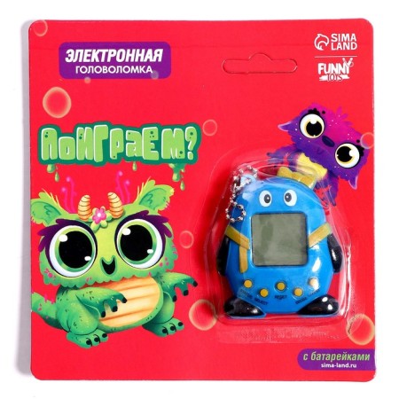 Electronic game “Play?”, 168 characters, mixtures, on a blister-10