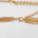 The beads "chain" are different, the color is gold, l = 55 cm
