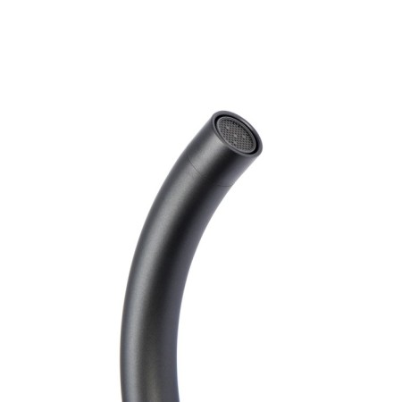 Accoona A45127AT kitchen mixer, single -leaf, spout length 202 mm, black-3