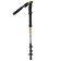 Scandinavian walking stick, telescopic, 3 sections, up to 135 cm, 1 pc., Orange color
