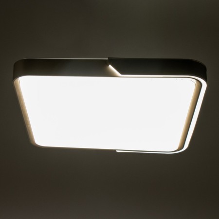 Moden Quadro chandelier LED 80W 3000-6000K Black-gold 50x50x8cm Bayerlux-2