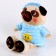 Soft toy "Bonya", in pajamas