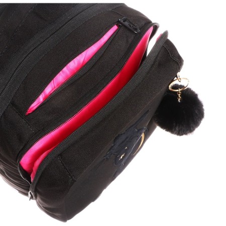 School backpack, 39 x 26 x 17 cm, Grizzly, ergonomic back, black-10