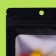 SIP-LOK package with a window, with Euroslot, black, 12 x 18 cm cm