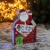 Christmas tree decoration "Santa Claus with a letter" 12x17 cm