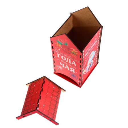 Tea house "Post" 19.2 x 8.6 cm.-9
