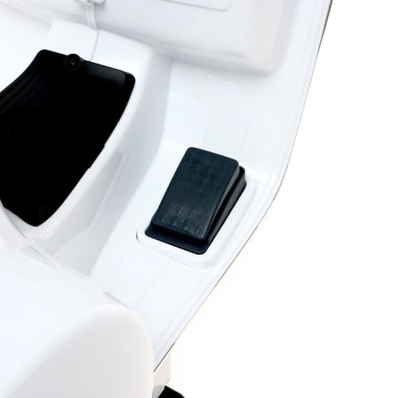 Vespa PX electric motorcycle, white color-5