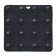 Rug for licking on suctions 18.5 x 18.5 cm, tp, black