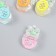Busina Plastic "Summer breeze. Pineapple" Gloss Mix 1.5x2.3x0.9 cm