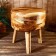 Interior table "Indonesian style" 46x40 cm, tick tree