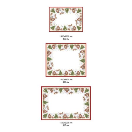 Tables New Year's Ethel "New Year's fairy tale" 150x220cm +/- 3cm with GMVO, HL100%-10