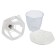 Lamp Garden Era E27, IP44, 40W, 164x199x222 mm, white