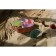 Menzhitsa with the Baroque lid, 26 × 25 × 7 cm, 5 removable cells, color mix