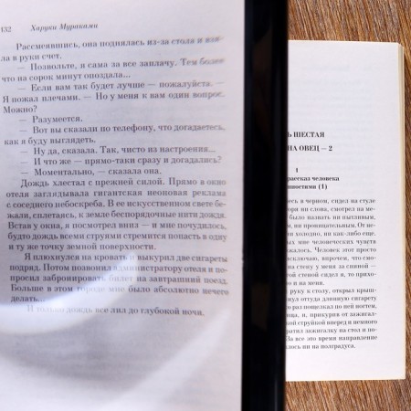Lupa-dot 2x, for reading books, with backlight, 20x27.5cm-2